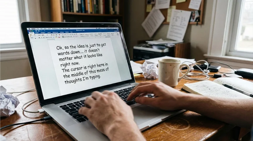 A Weird Way To Beat Writer's Block Fast