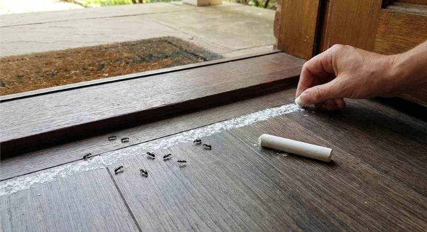 Draw a Chalk Line at the Door