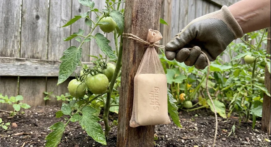 Hang a Bar of Soap in the Garden