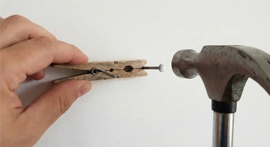 Never Smash Your Thumb Hammering a Nail Again