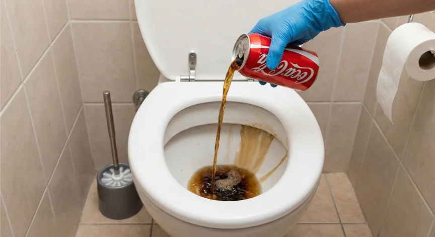 Pour Cola in Your Toilet and Wait
