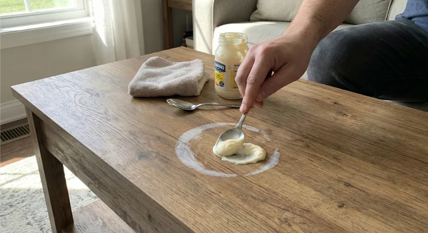 Smear Mayo on a Water Ring and Watch