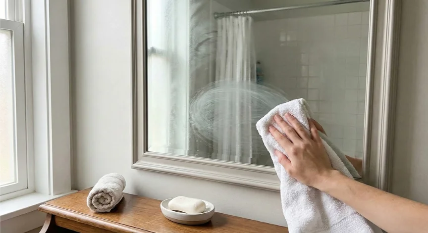 Stop Your Bathroom Mirror From Fogging Up