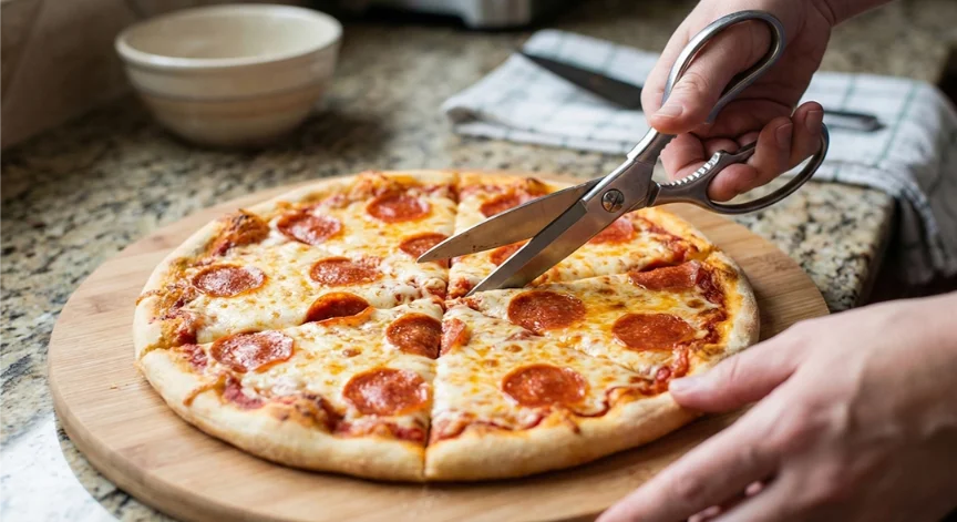 The Cleanest Way To Slice a Pizza